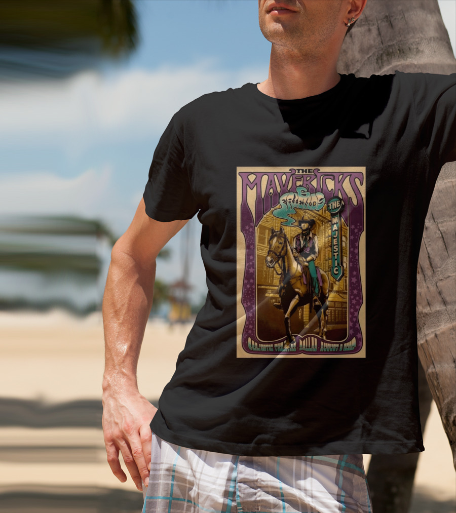 The Mavericks Majestic Theatre Dallas August 8 2026 Tour T-Shirt