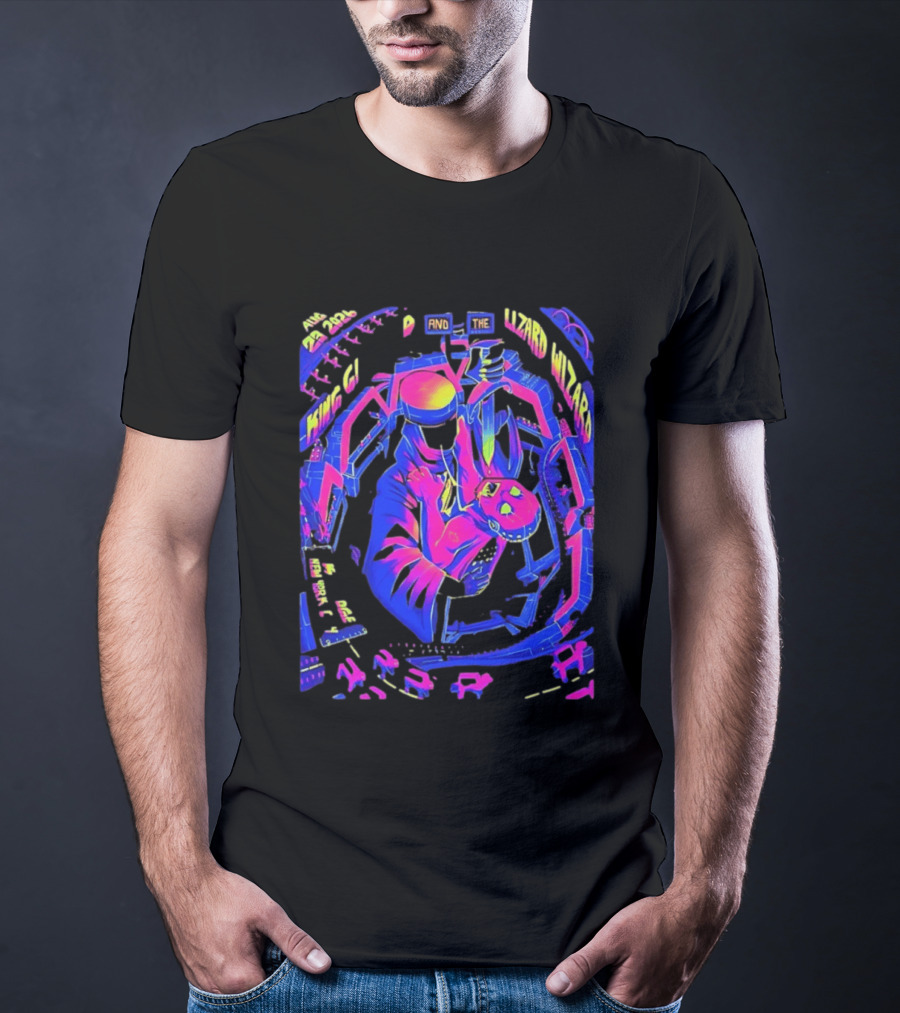 King Gizzard And The Lizard Wizard Aug 23 2024 New York City KS Bridge Concert T-Shirt