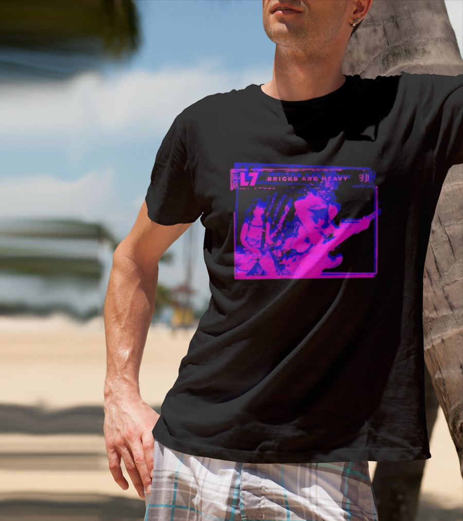 L7 Bricks Are Heavy Band Grunge Alternative Rock Album Cover T-Shirt