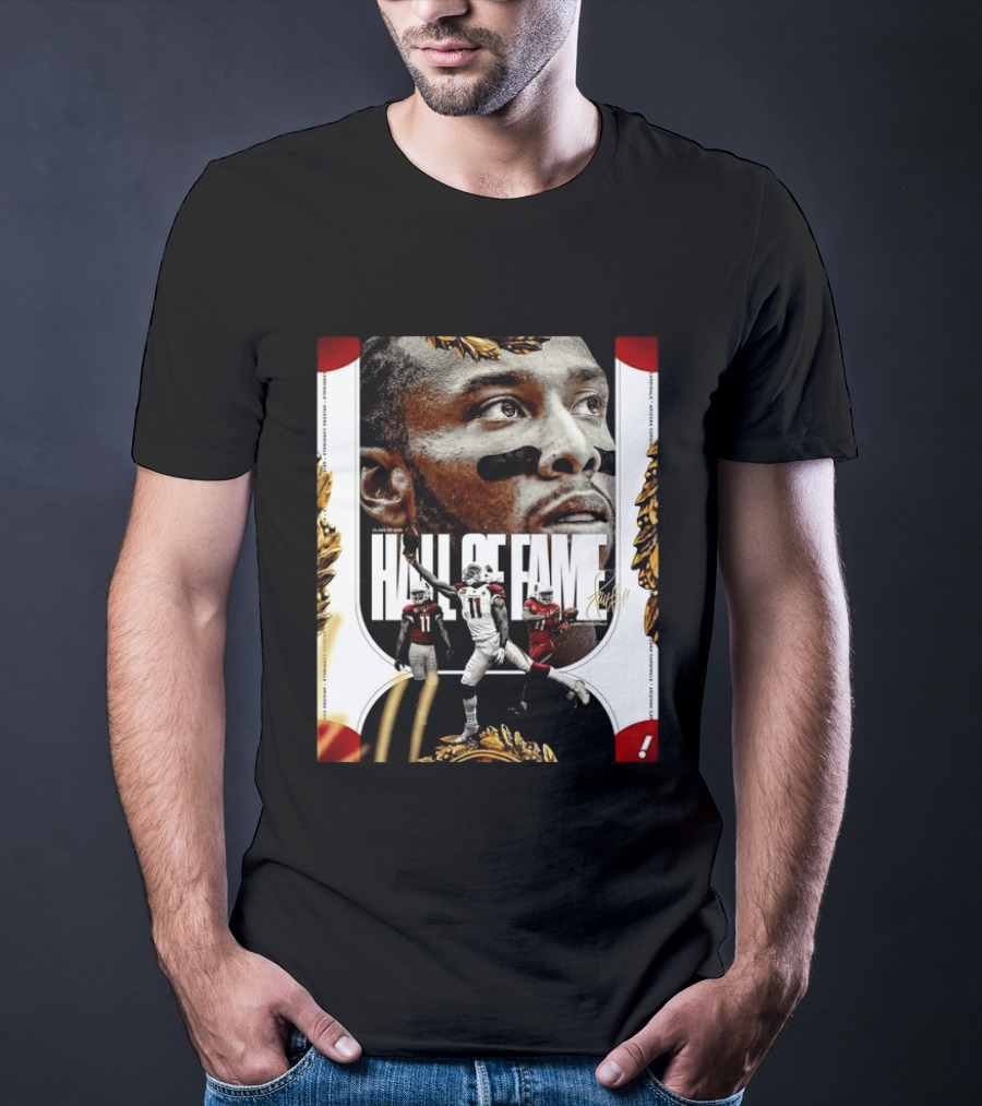Larry Fitzgerald Hall Of Fame Class Of 2026 Legendary NFL Wide Receiver T-Shirt