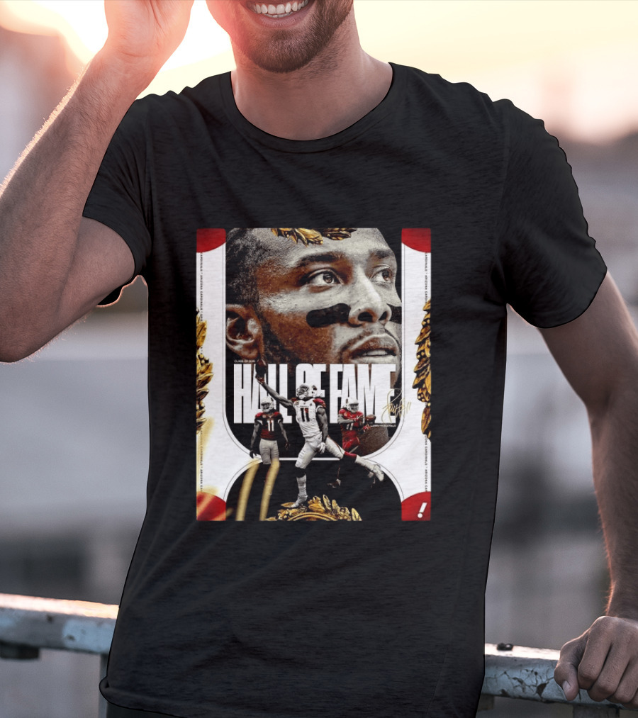 Larry Fitzgerald Hall Of Fame Class Of 2026 Legendary NFL Wide Receiver T-Shirt