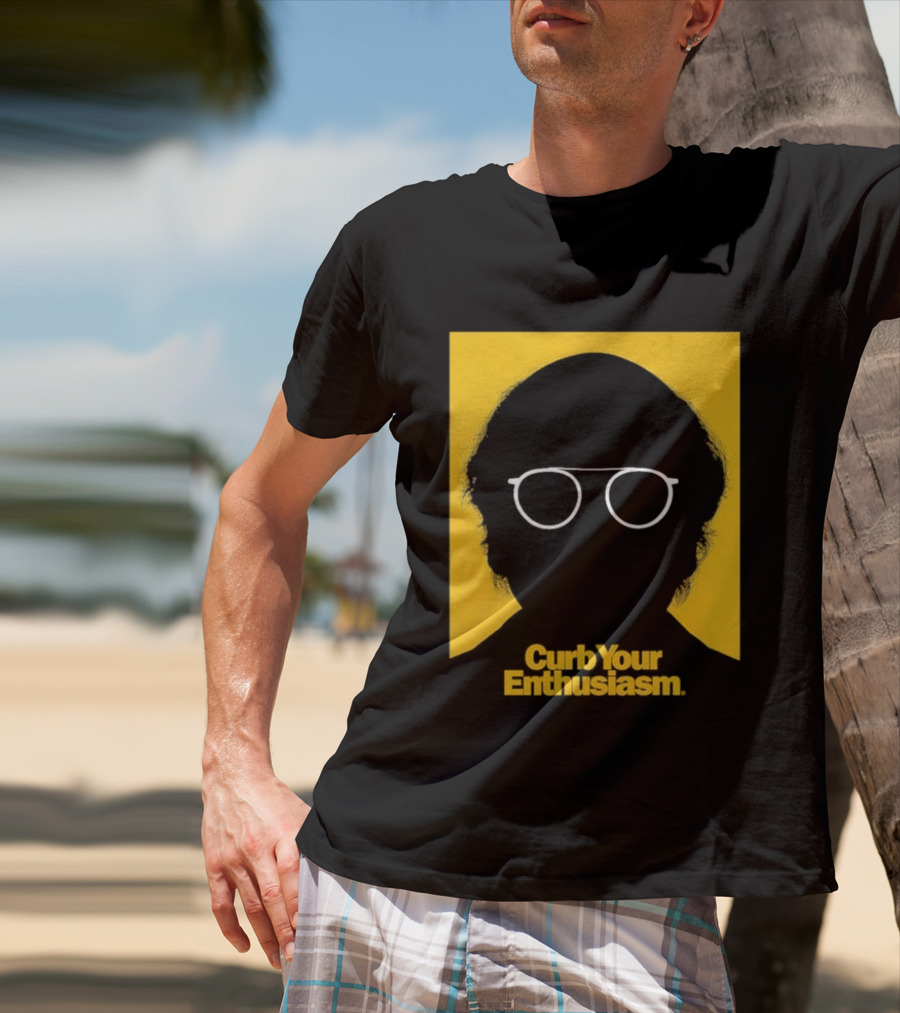 Curb Your Enthusiasm Larry David Silhouette Glasses T-Shirt