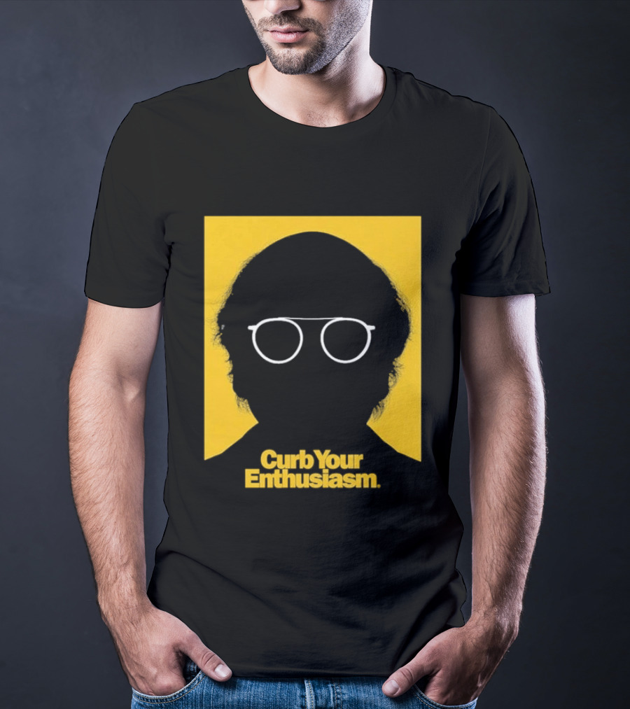 Curb Your Enthusiasm Larry David Silhouette Glasses T-Shirt