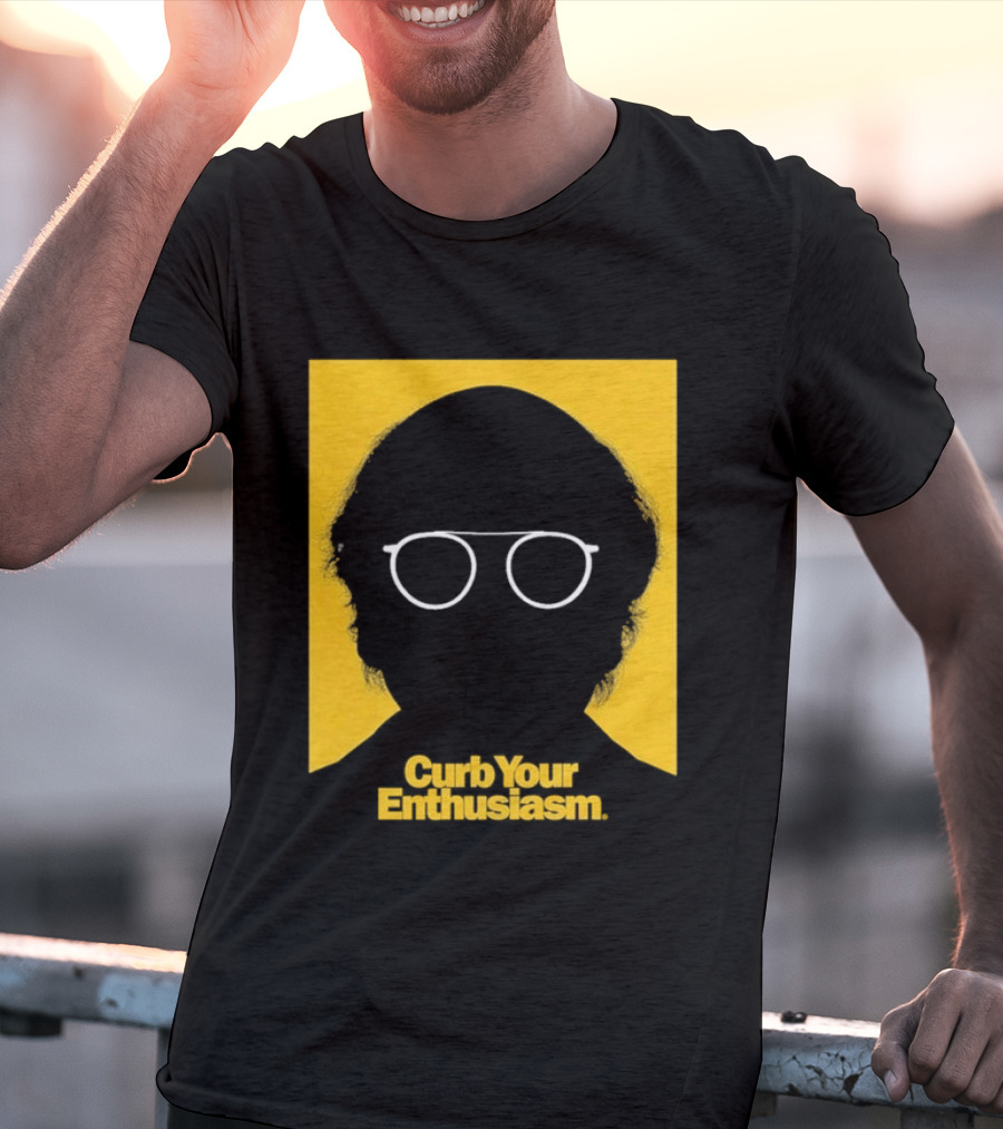 Curb Your Enthusiasm Larry David Silhouette Glasses T-Shirt
