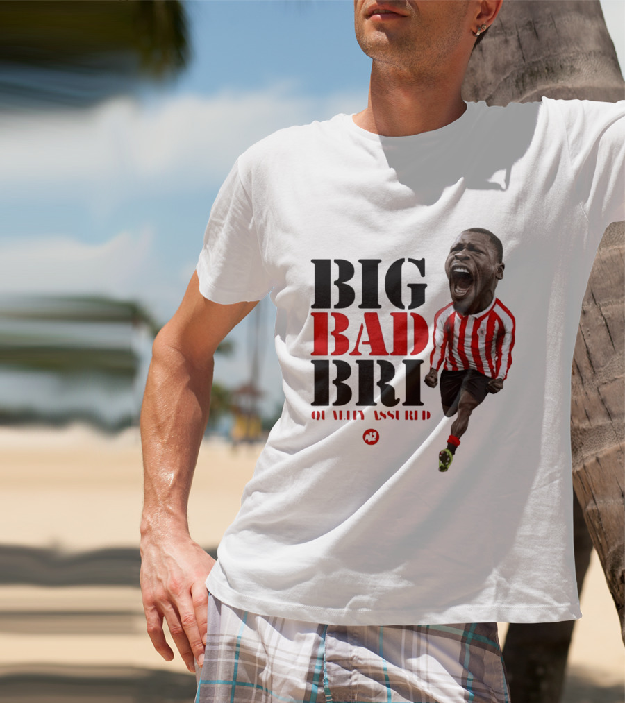 Big Bad Bri Quality Assured Sunderland AFC Caricature T-Shirt