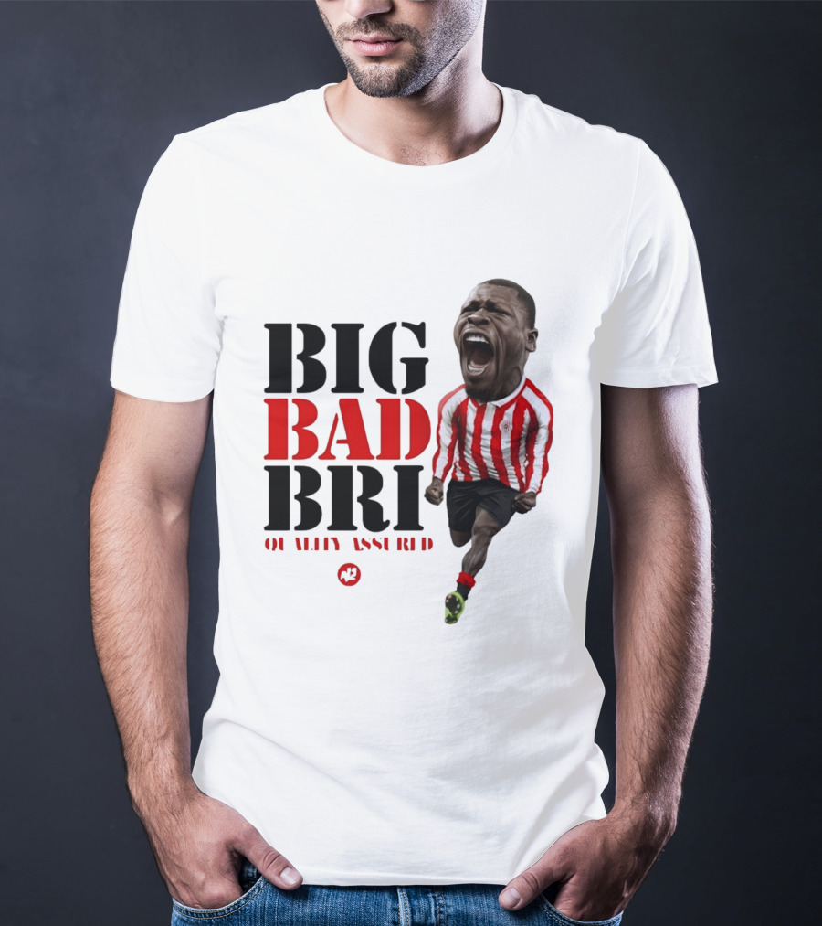 Big Bad Bri Quality Assured Sunderland AFC Caricature T-Shirt