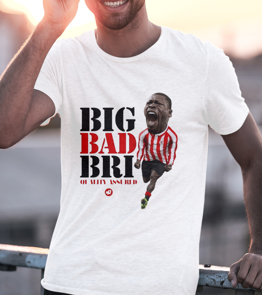 Big Bad Bri Quality Assured Sunderland AFC Caricature T-Shirt