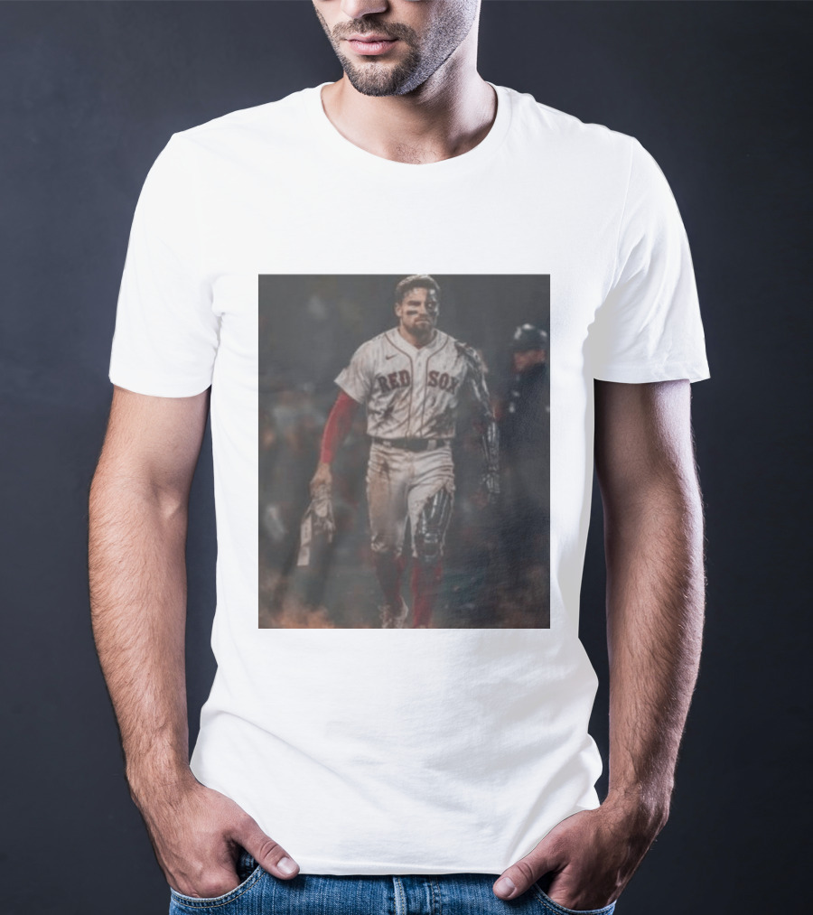 Caleb Durbin The Durbinator Red Sox Cyborg Player T-Shirt
