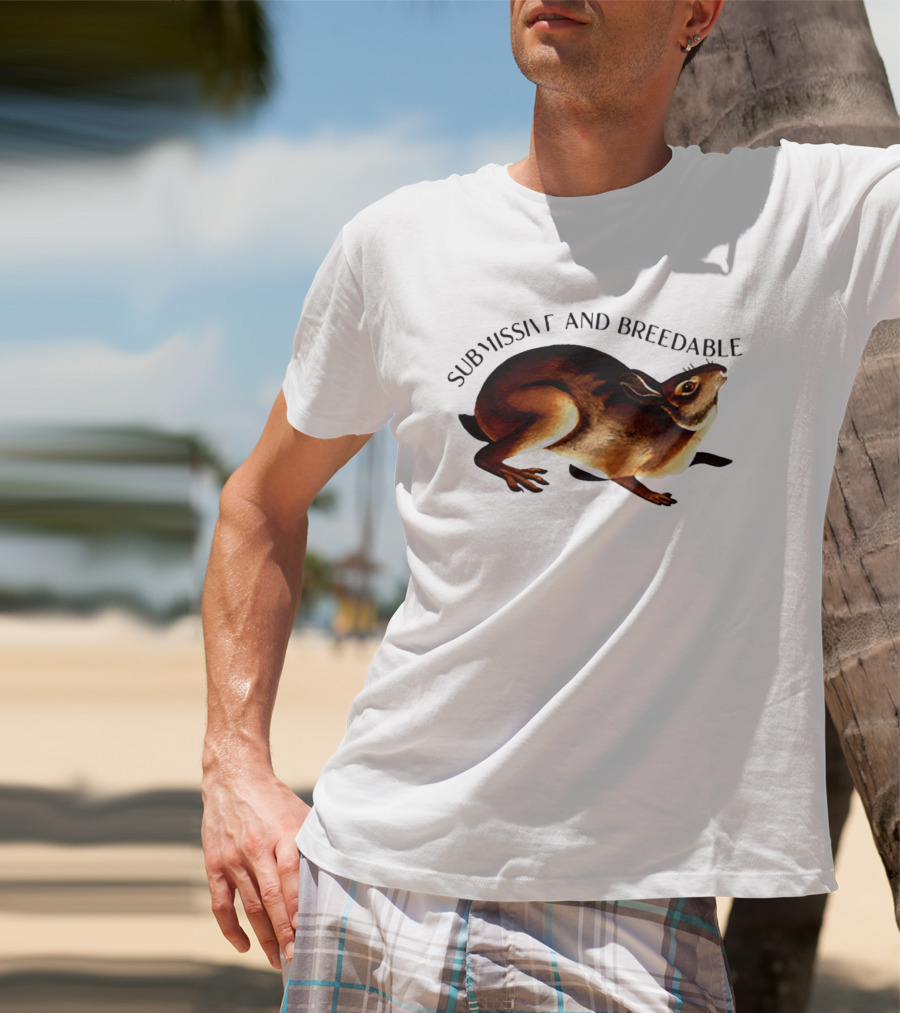 Submissive And Breedable Rabbit Meme T-Shirt