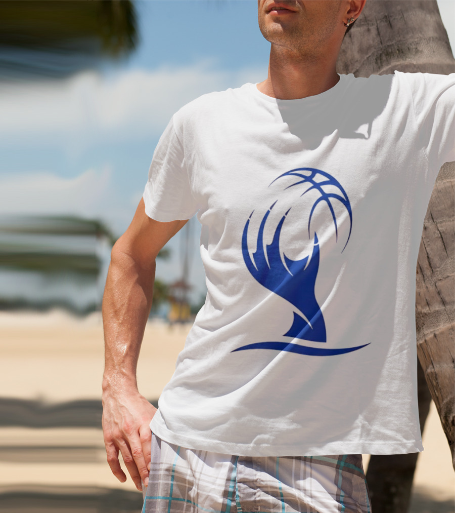 Cleveland Sirens The Claw Basketball Blue Wave T-Shirt