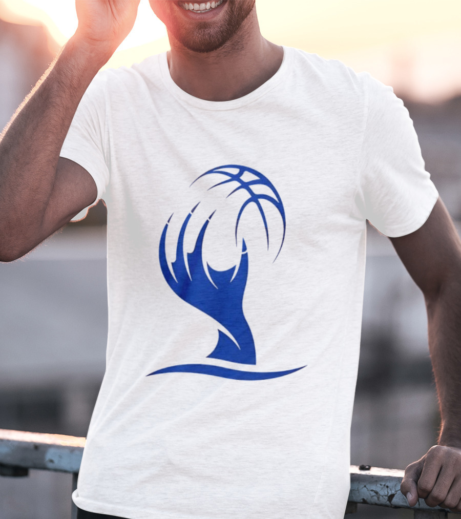 Cleveland Sirens The Claw Basketball Blue Wave T-Shirt