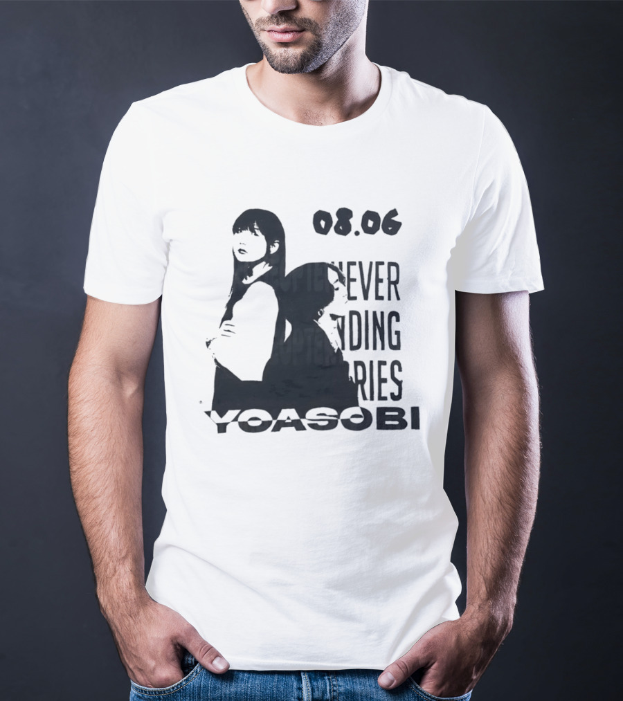 Yoasobi Never Ending Stories 08.06 J Pop Duo T-Shirt