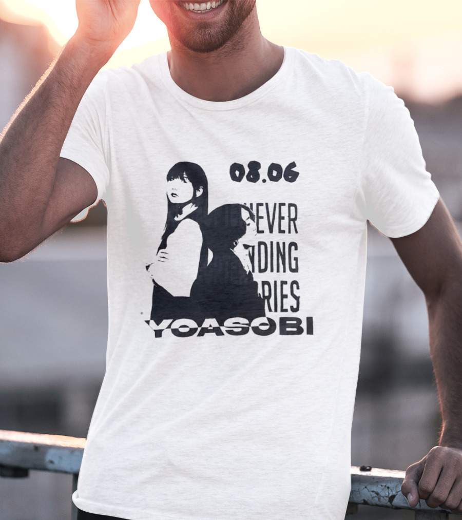Yoasobi Never Ending Stories 08.06 J Pop Duo T-Shirt