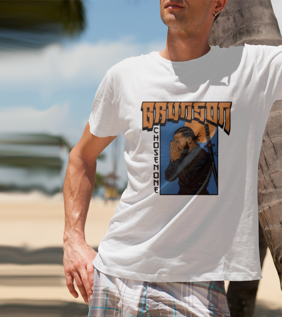 Brunson Chosen One Samurai Style Meditation And Sword T-Shirt