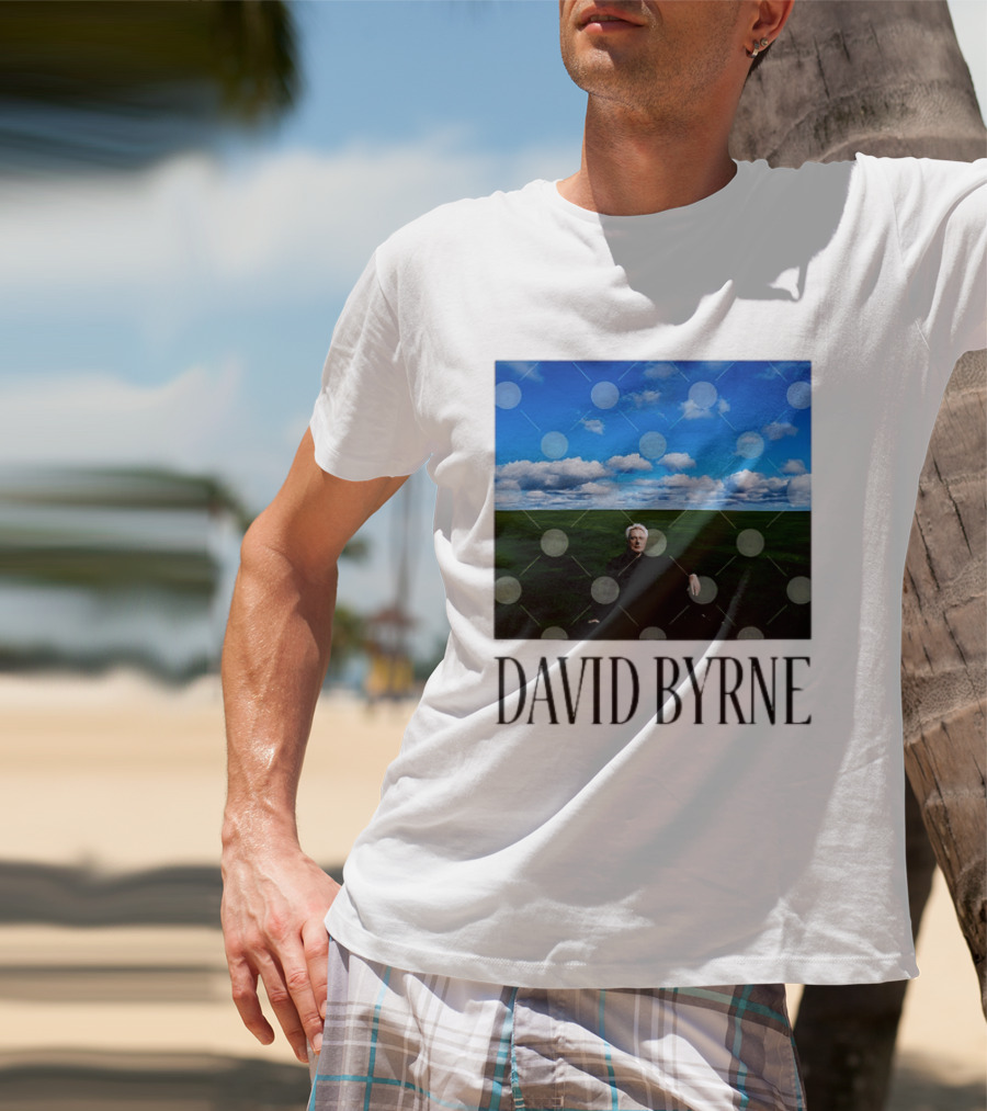 David Byrne Musician Scenic Landscape T-Shirt