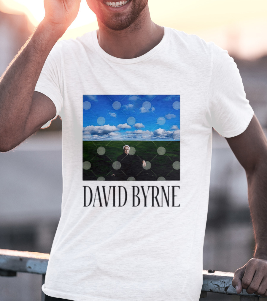 David Byrne Musician Scenic Landscape T-Shirt