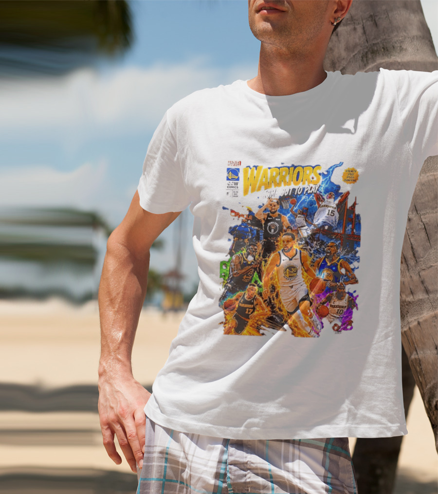 Golden State Warriors Come Out To Play Comic Book Marvel Oracle Arena T-Shirt