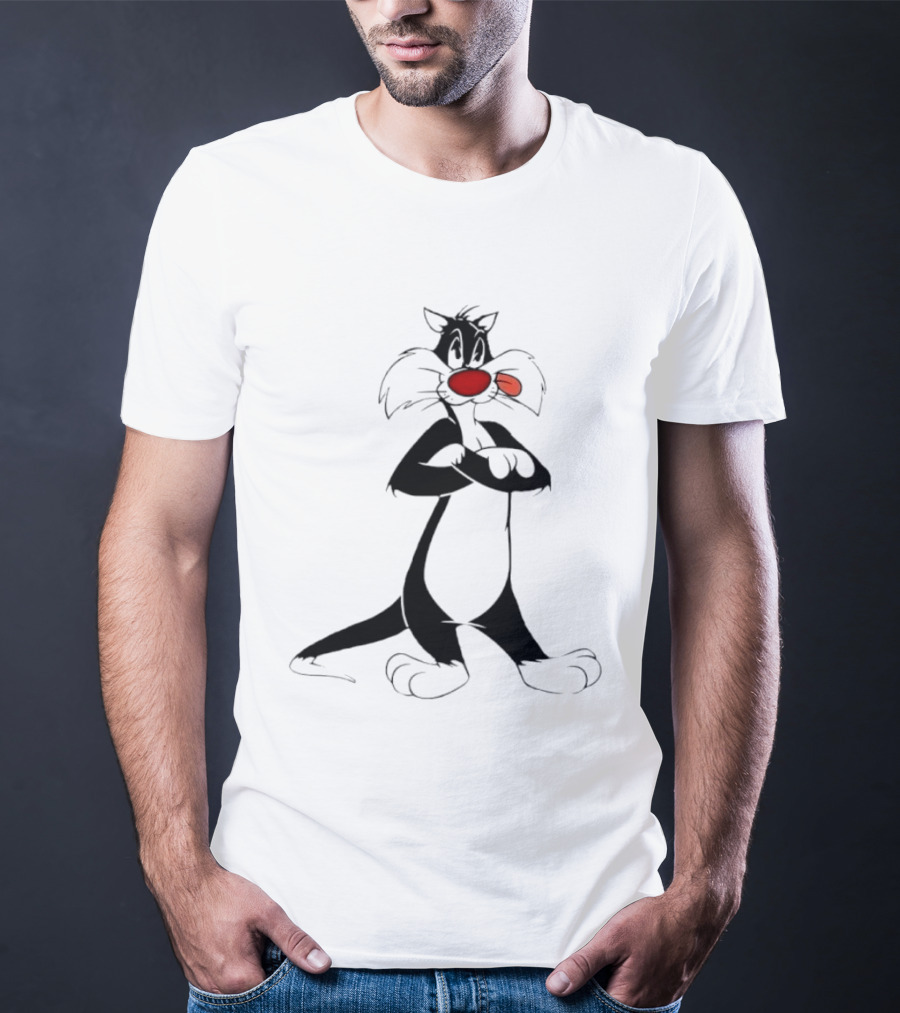Sylvester The Cat Looney Tunes Warner Bros T-Shirt