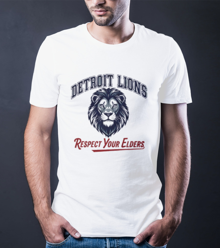 Detroit Lions Respect Your Elders T-Shirt
