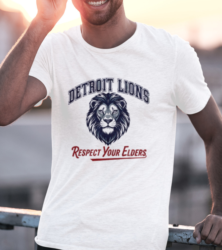 Detroit Lions Respect Your Elders T-Shirt