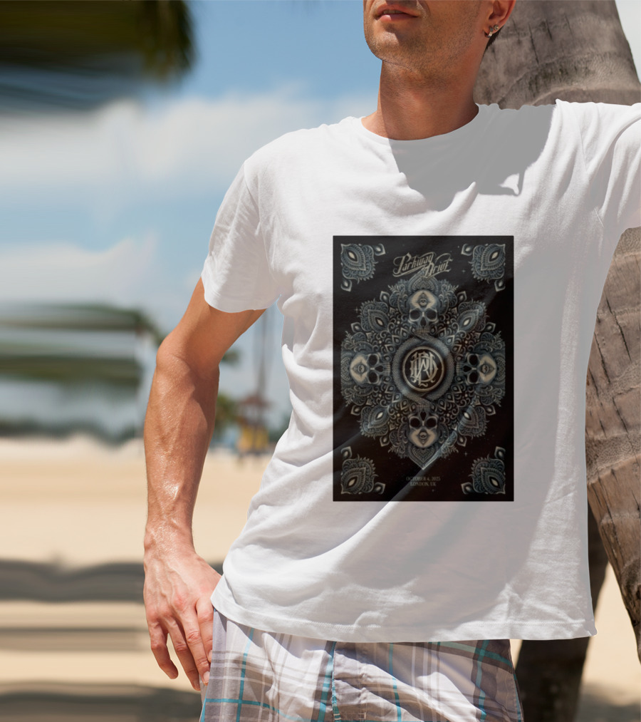 Parkway Drive Tour London UK October 4 2025 Mandala And Skull T-Shirt