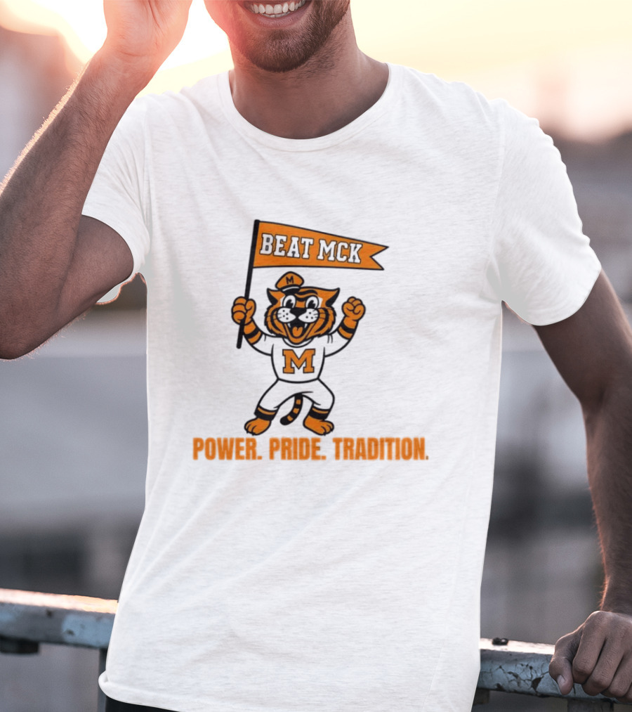 Beat McK Massillon Tigers Football Power Pride Tradition T-Shirt