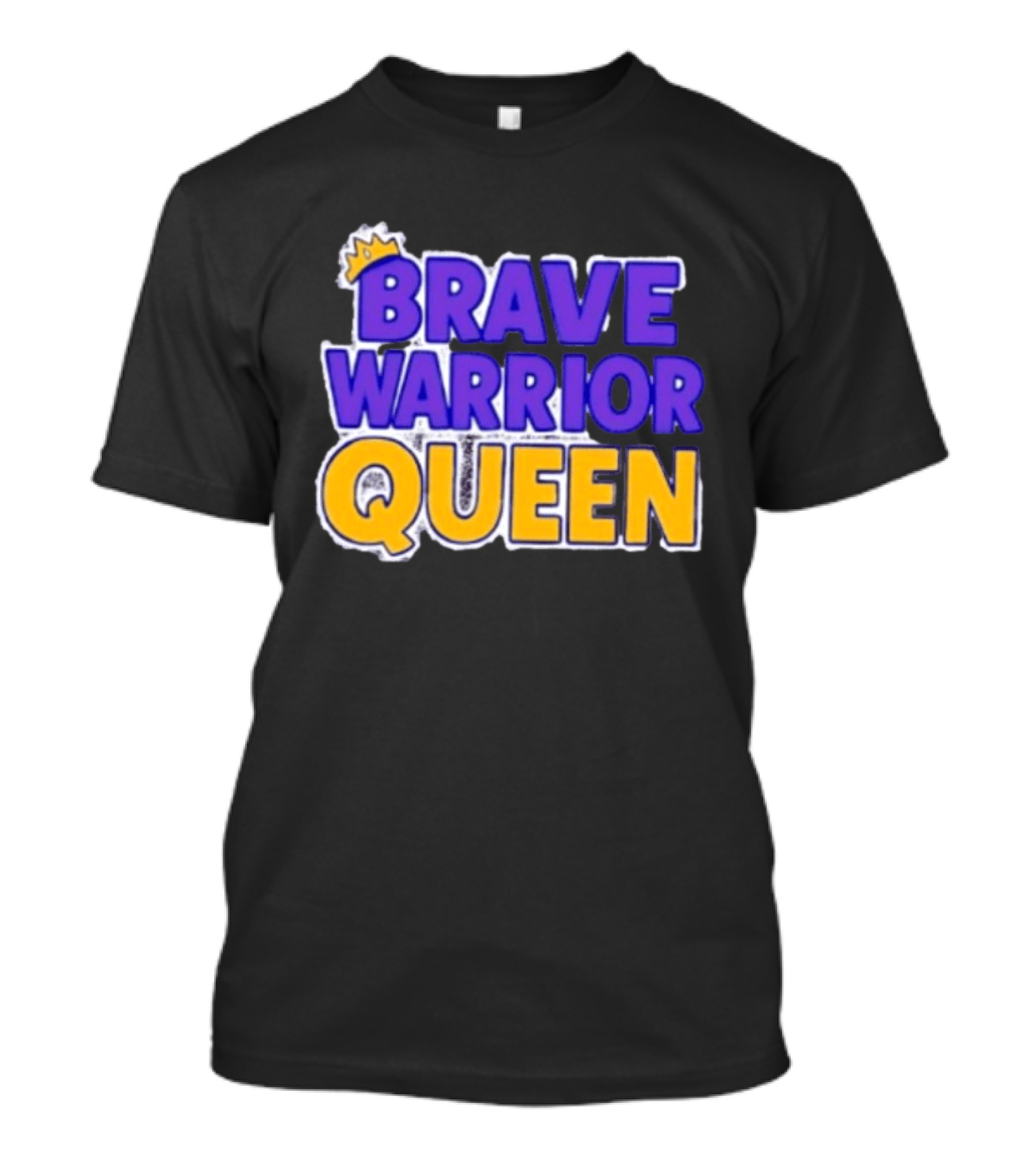 Brave Warrior Queen Crowned T-Shirt