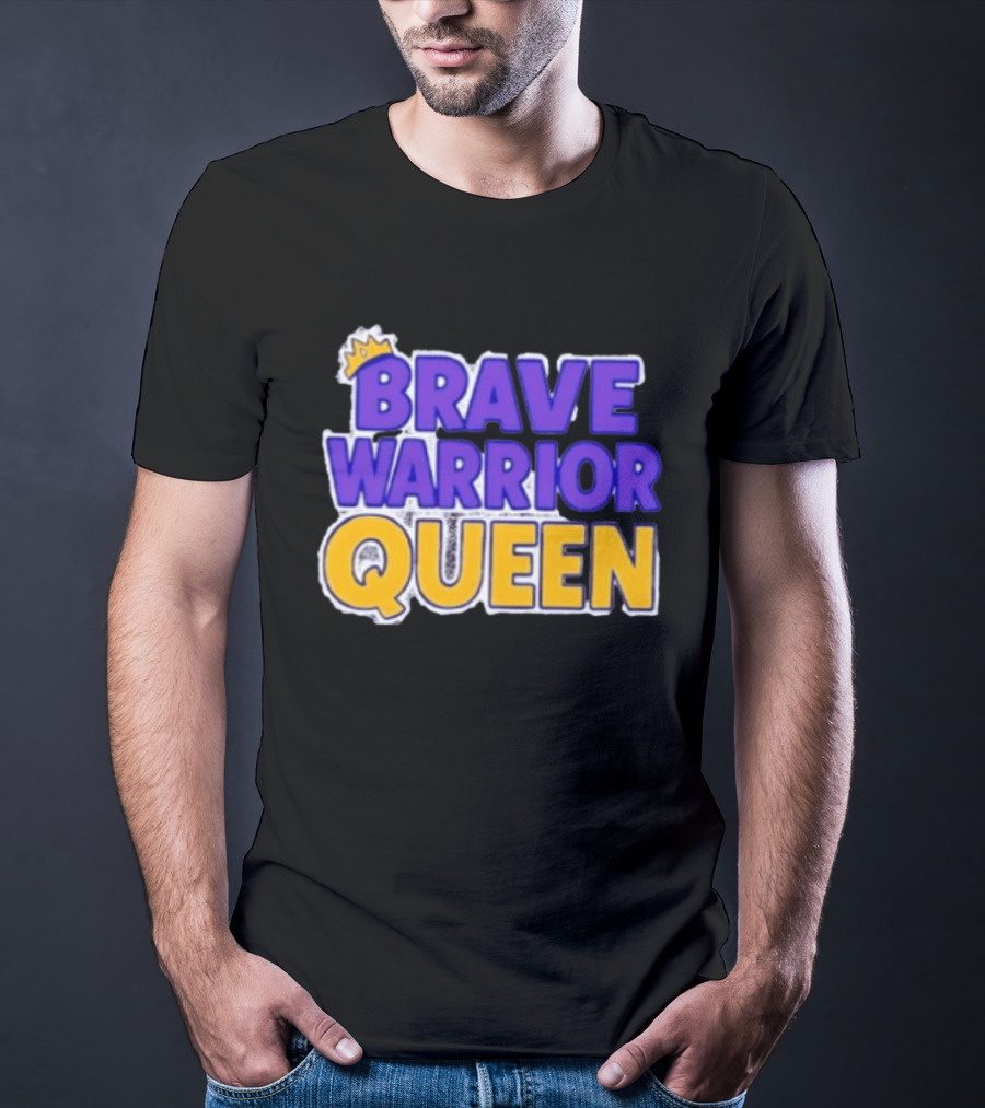Brave Warrior Queen Crowned T-Shirt