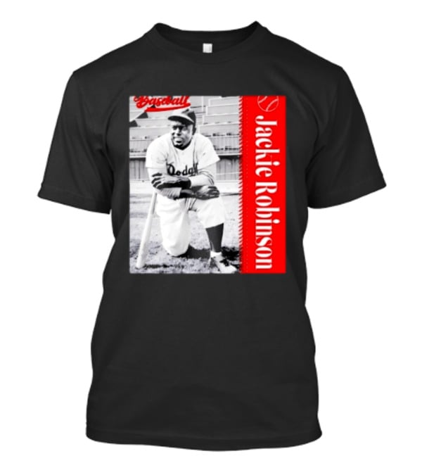 Jackie Robinson Brooklyn Dodgers MLB Baseball Legend T-Shirt