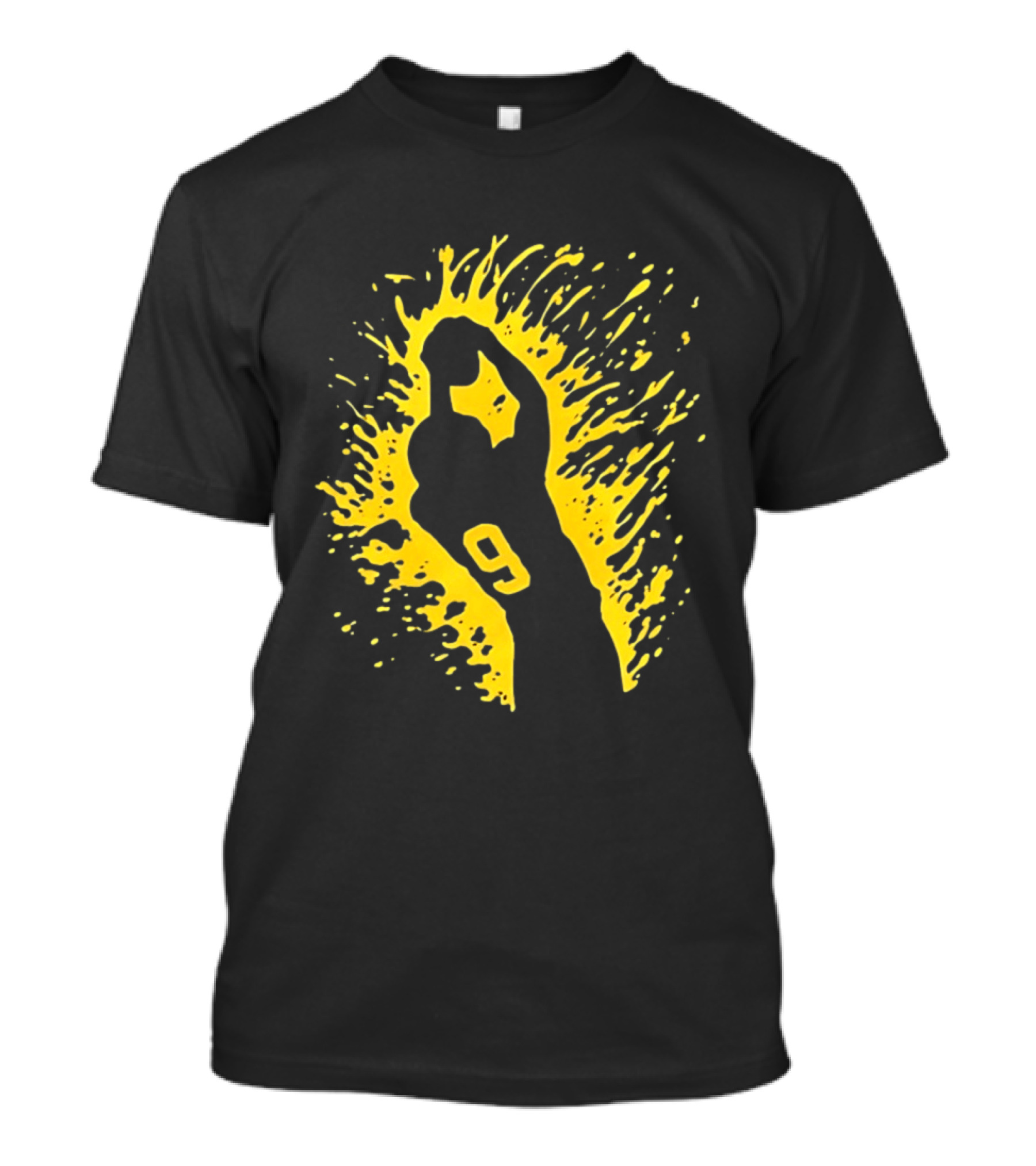 Josh Jacobs Number 9 Football Splash T-Shirt