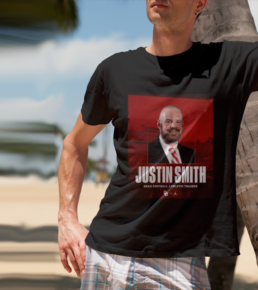 Justin Smith Oklahoma Head Football Athletic Trainer OU T-Shirt