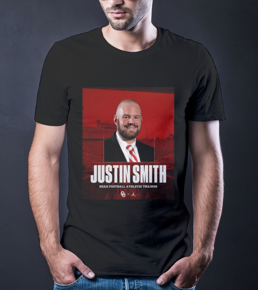 Justin Smith Oklahoma Head Football Athletic Trainer OU T-Shirt