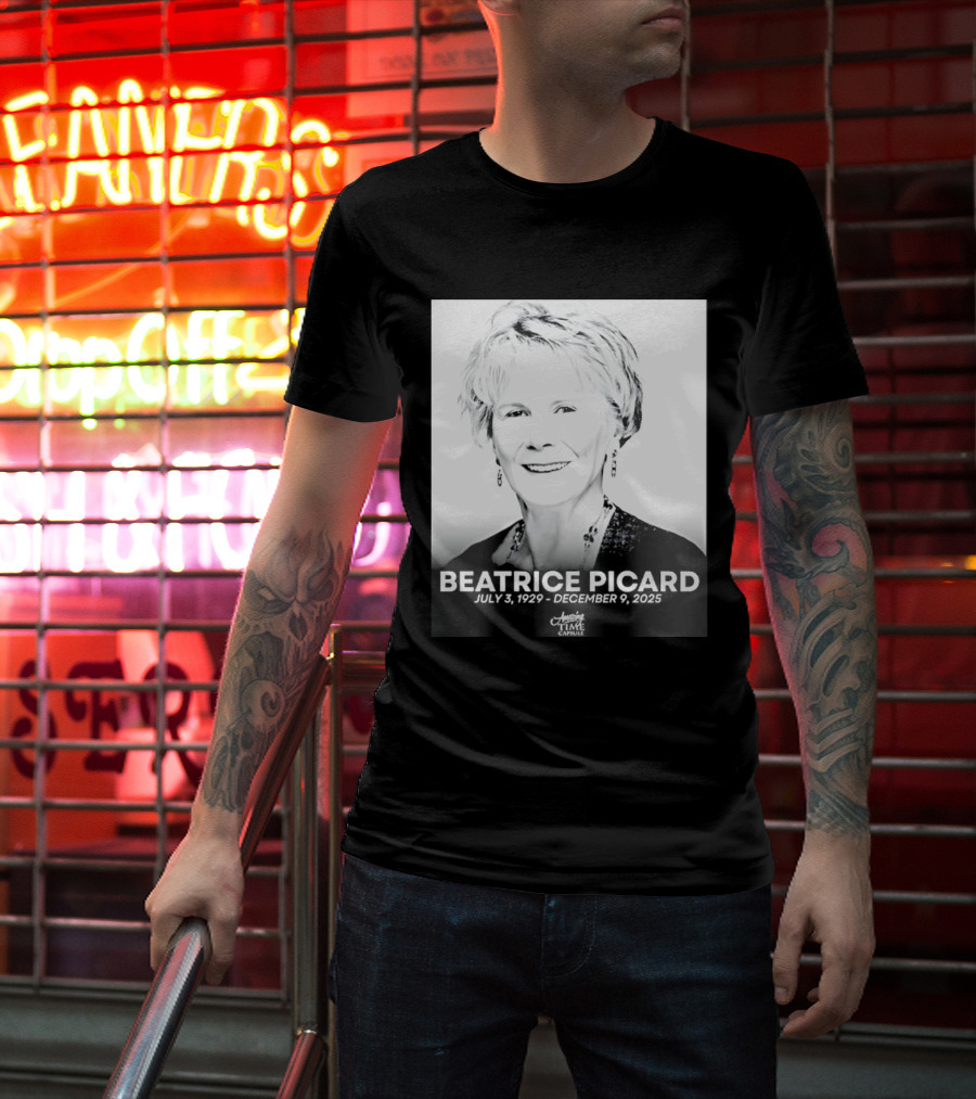 BEATRICE PICARD JULY 3 1929 DECEMBER 9 2025 America's Time Capsule T-Shirt