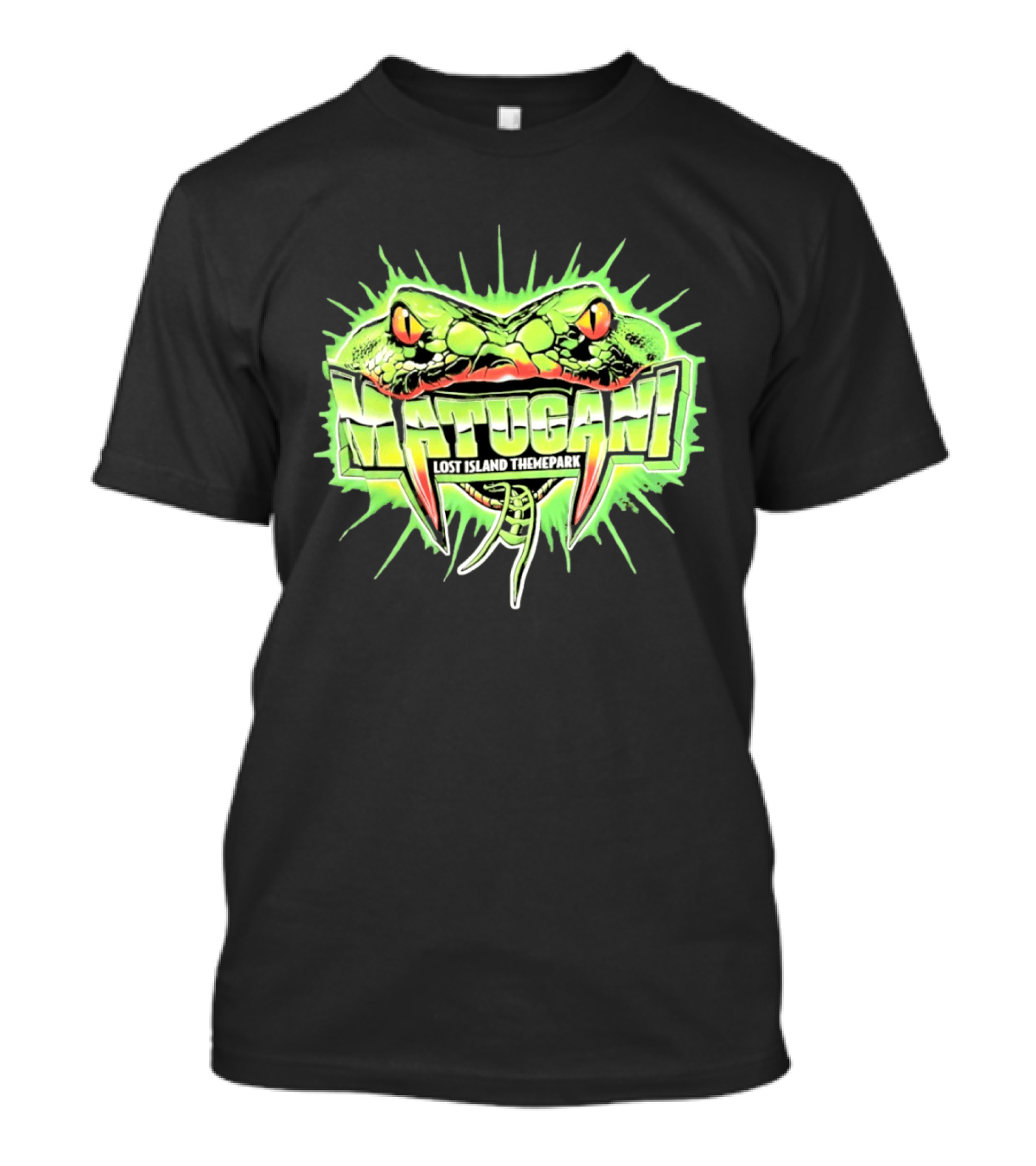 Matugani Snake Roller Lost Island Themepark Adventure T-Shirt