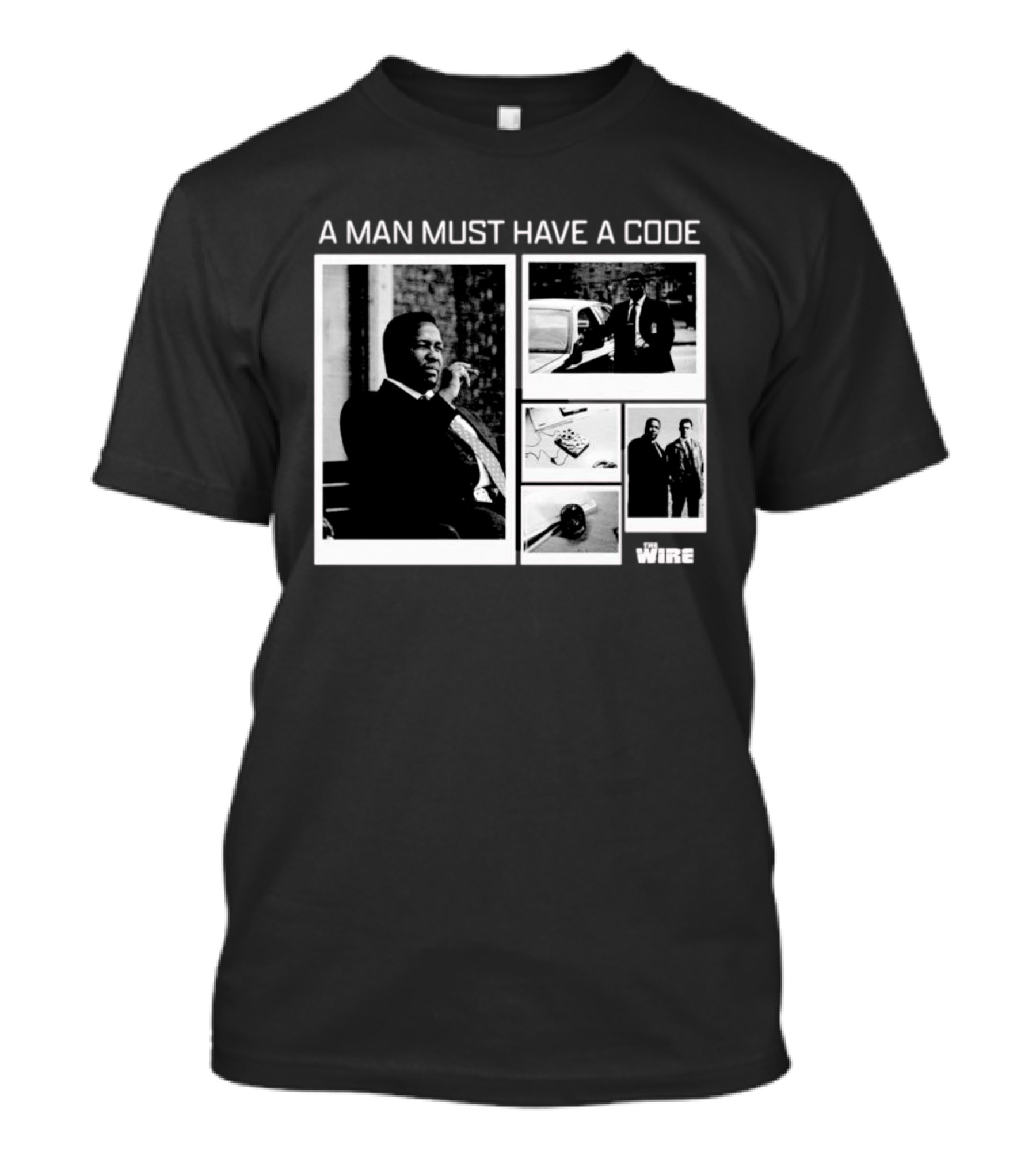 A Man Must Have A Code The Wire Oversized T-Shirt