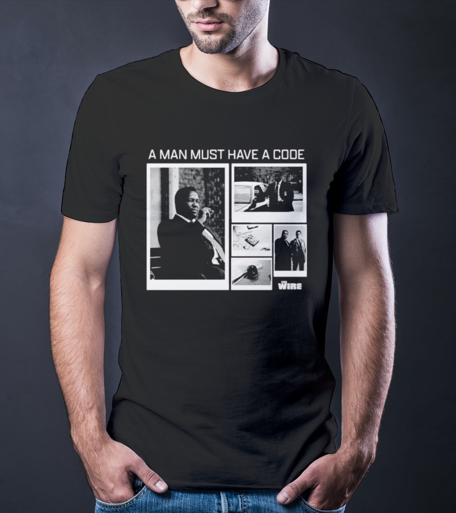 A Man Must Have A Code The Wire Oversized T-Shirt