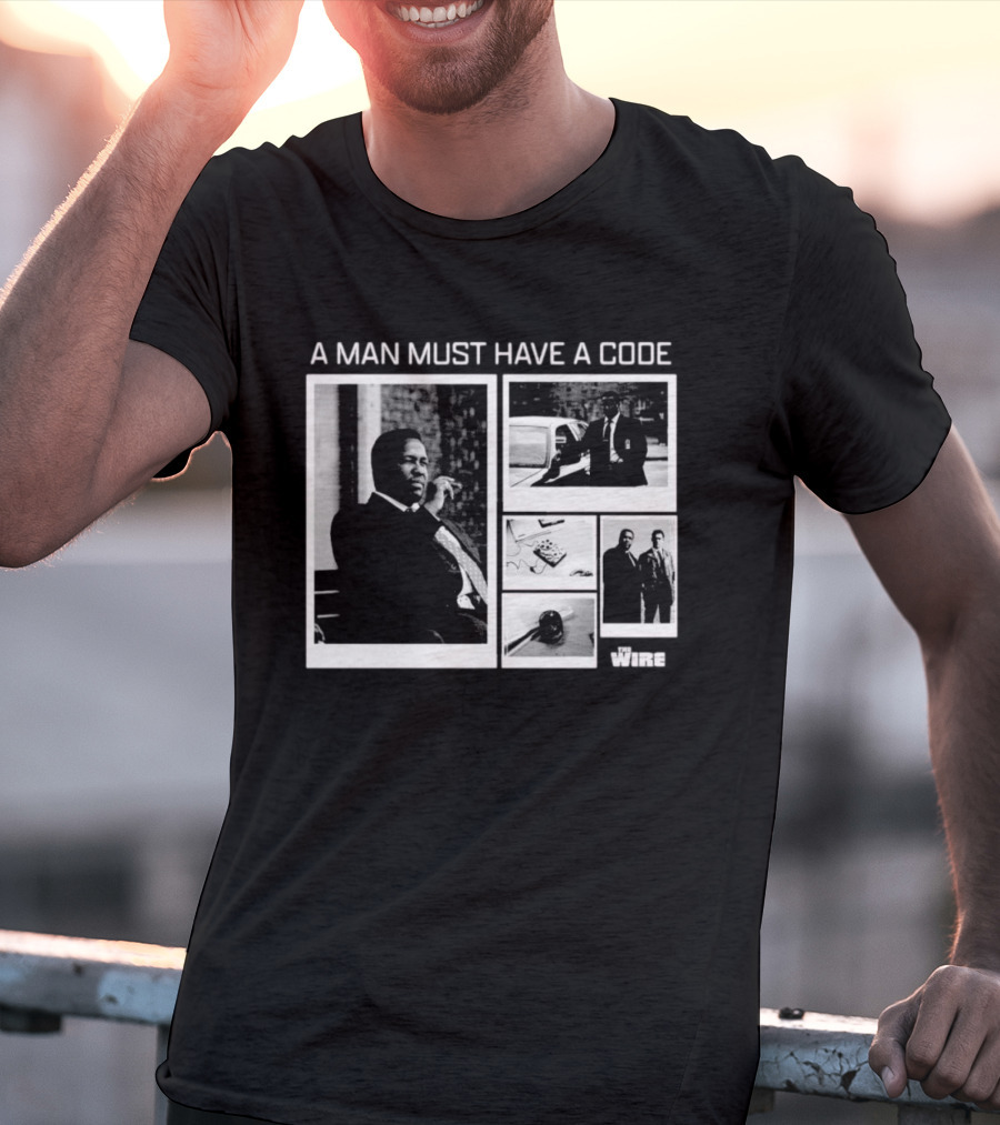 A Man Must Have A Code The Wire Oversized T-Shirt