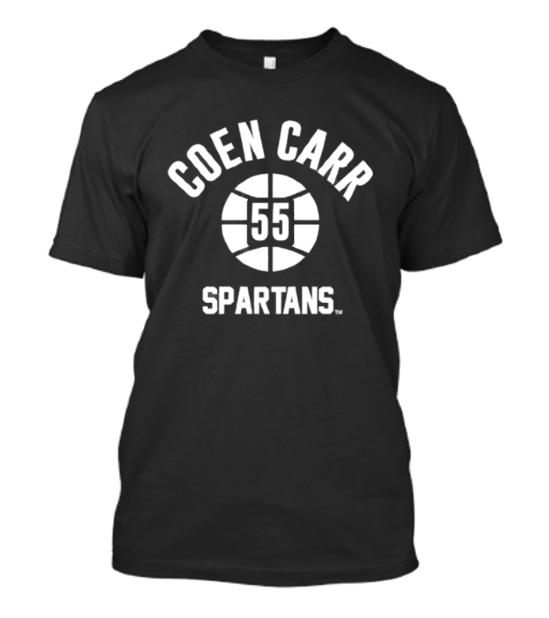Coen Carr 55 Spartans Basketball Michigan State T-Shirt