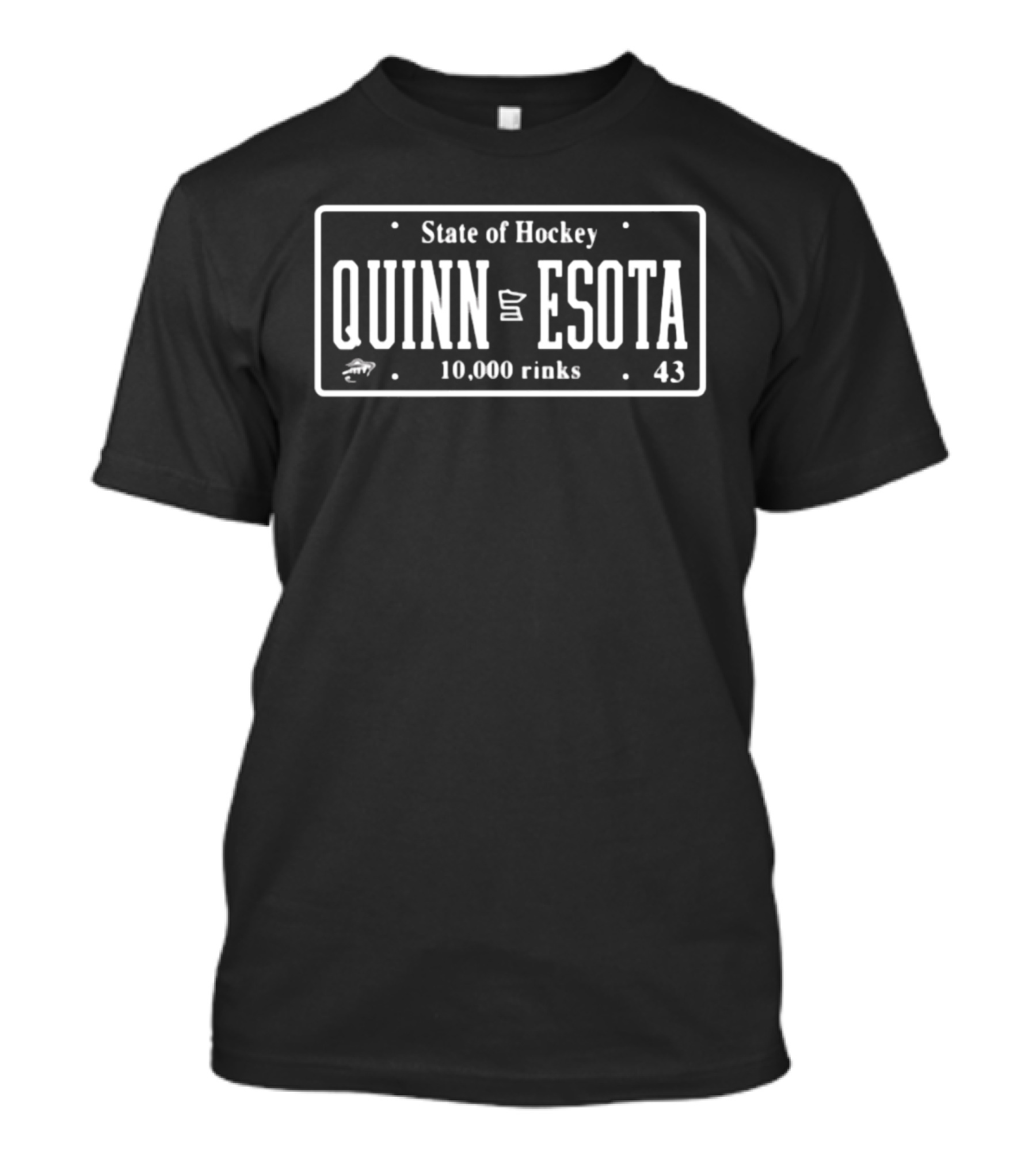 State Of Hockey Quinn Esota 10,000 Rinks 43 T-Shirt