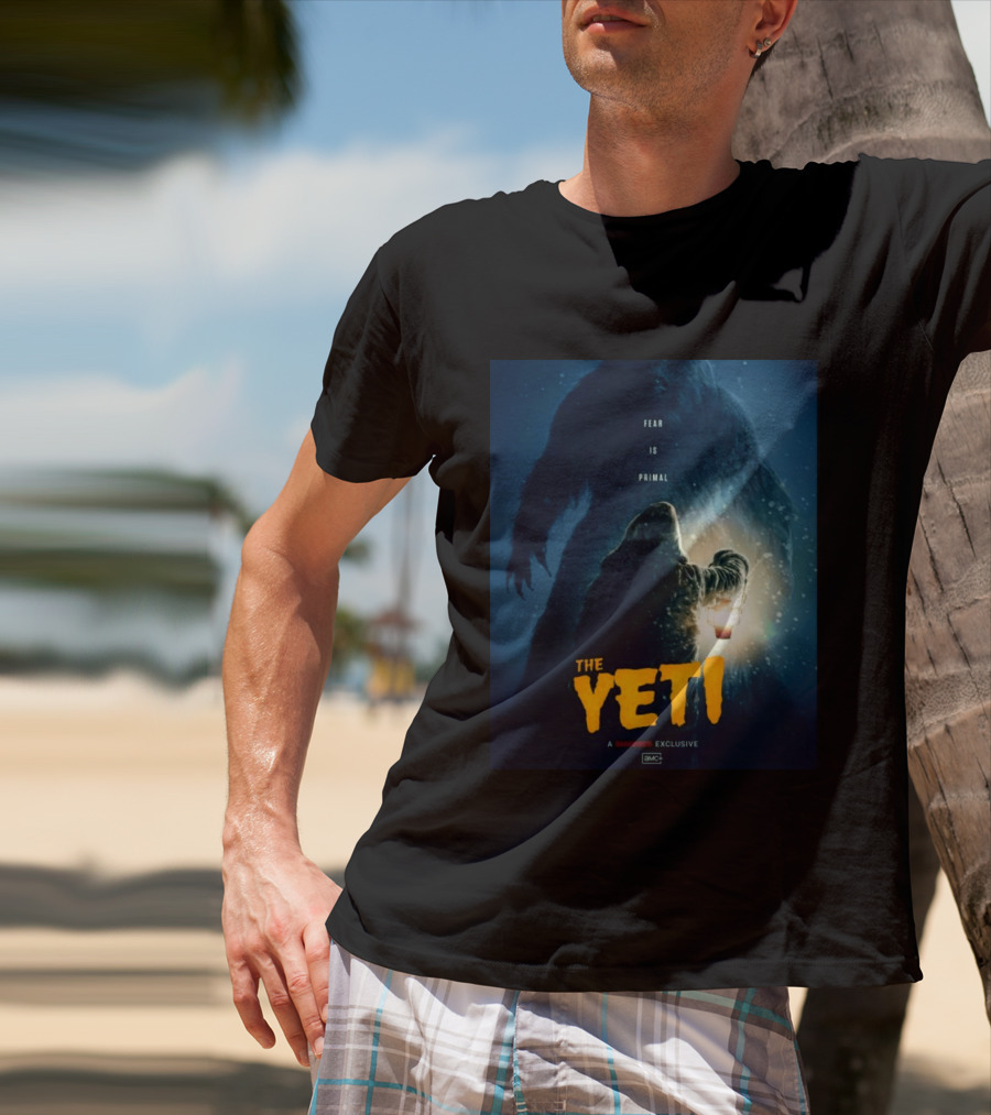 Fear Is Primal The Yeti A Shudder Exclusive AMC Lantern Shadowy Figure T-Shirt