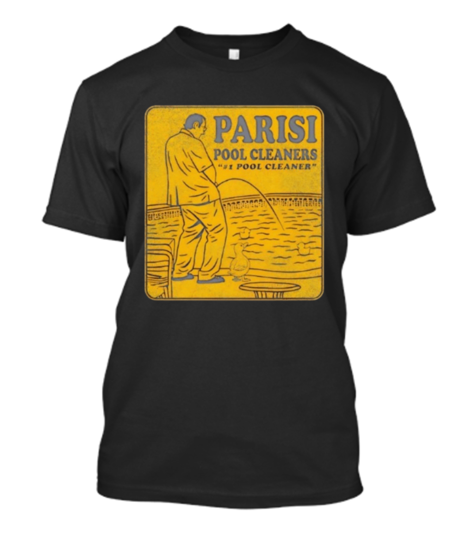 Parisi Pool Cleaners "#1 Pool Cleaner" Vintage Humorous T-Shirt