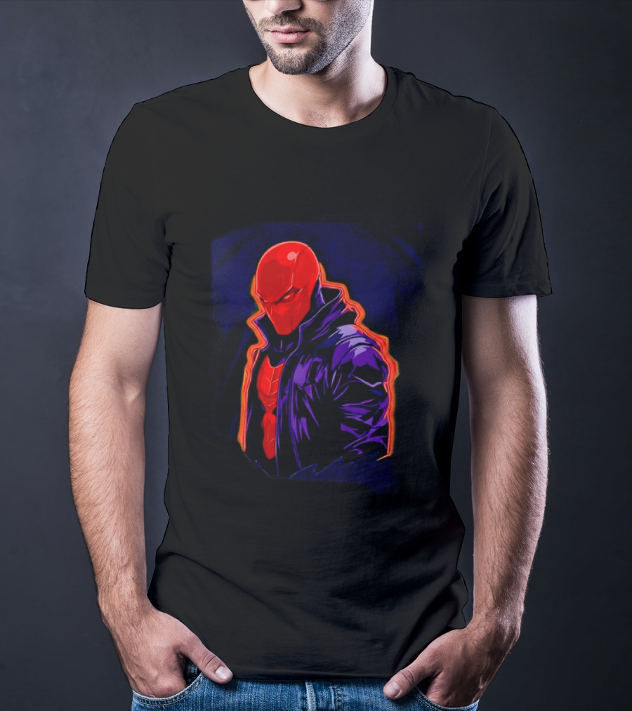 Red Hood Jason Todd DC Comics Vigilante Masked Hero T-Shirt