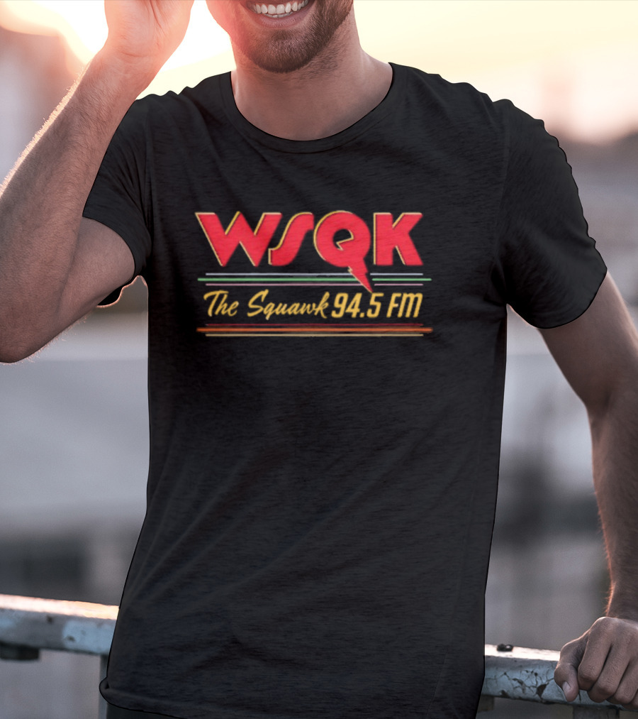 WSQK The Squawk 94.5 FM Stranger Things 84 T-Shirt