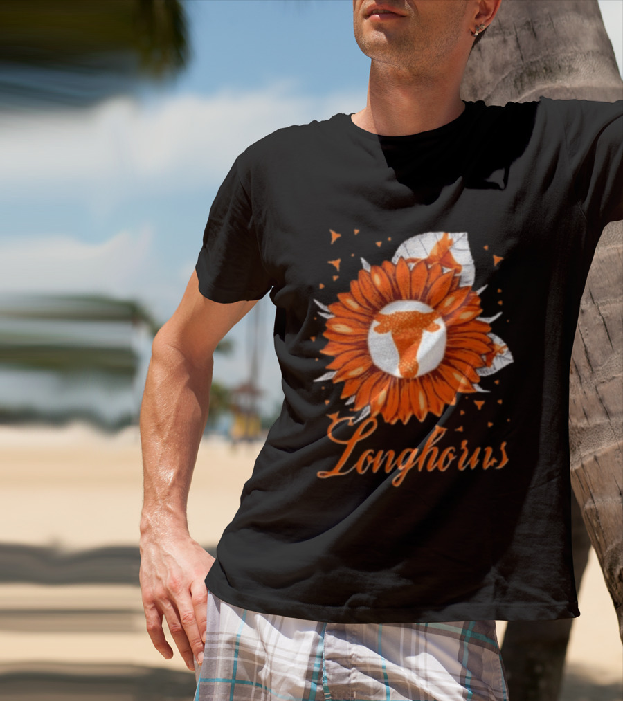 Sunflower Texas Longhorns Football Longhorns T-Shirt