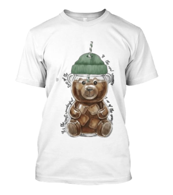 Starbucks Bear Cold Coffee Christmas 2023 Edition T-Shirt