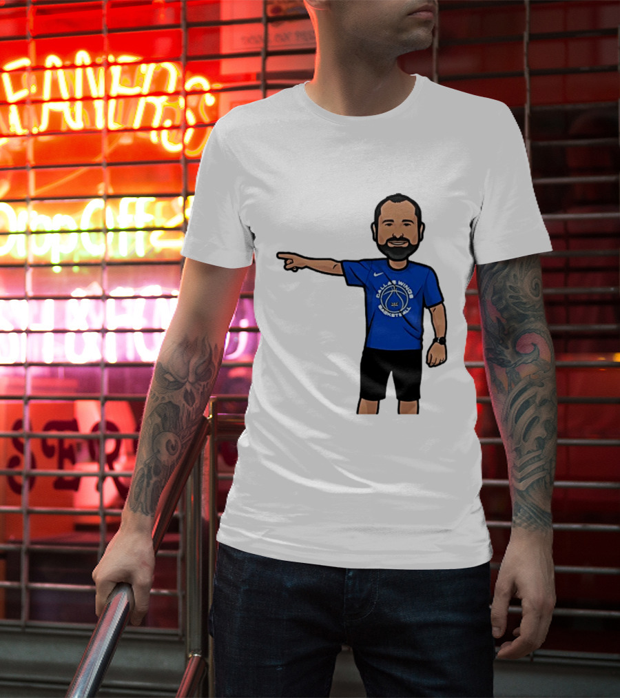 Dallas Wings Basketball Coach Jose Fernandez Classic Nike T-Shirt