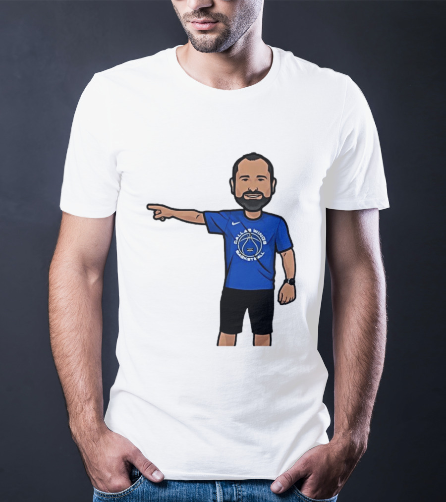 Dallas Wings Basketball Coach Jose Fernandez Classic Nike T-Shirt
