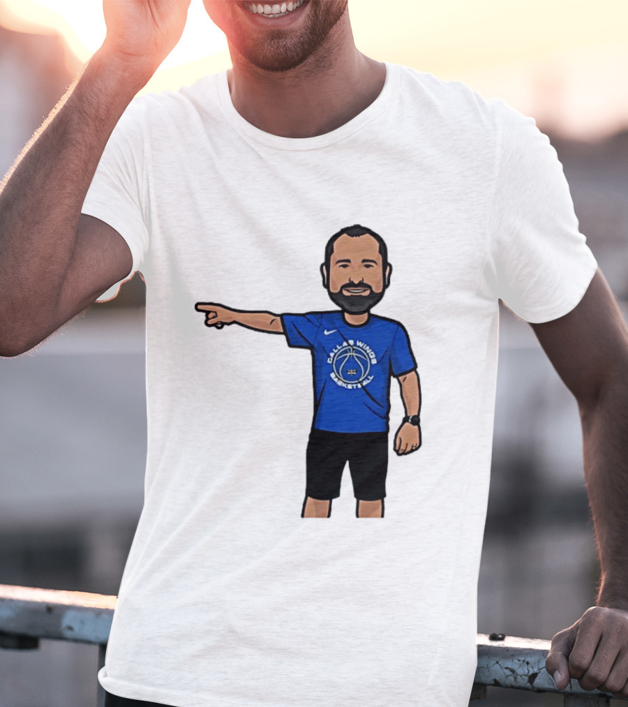 Dallas Wings Basketball Coach Jose Fernandez Classic Nike T-Shirt