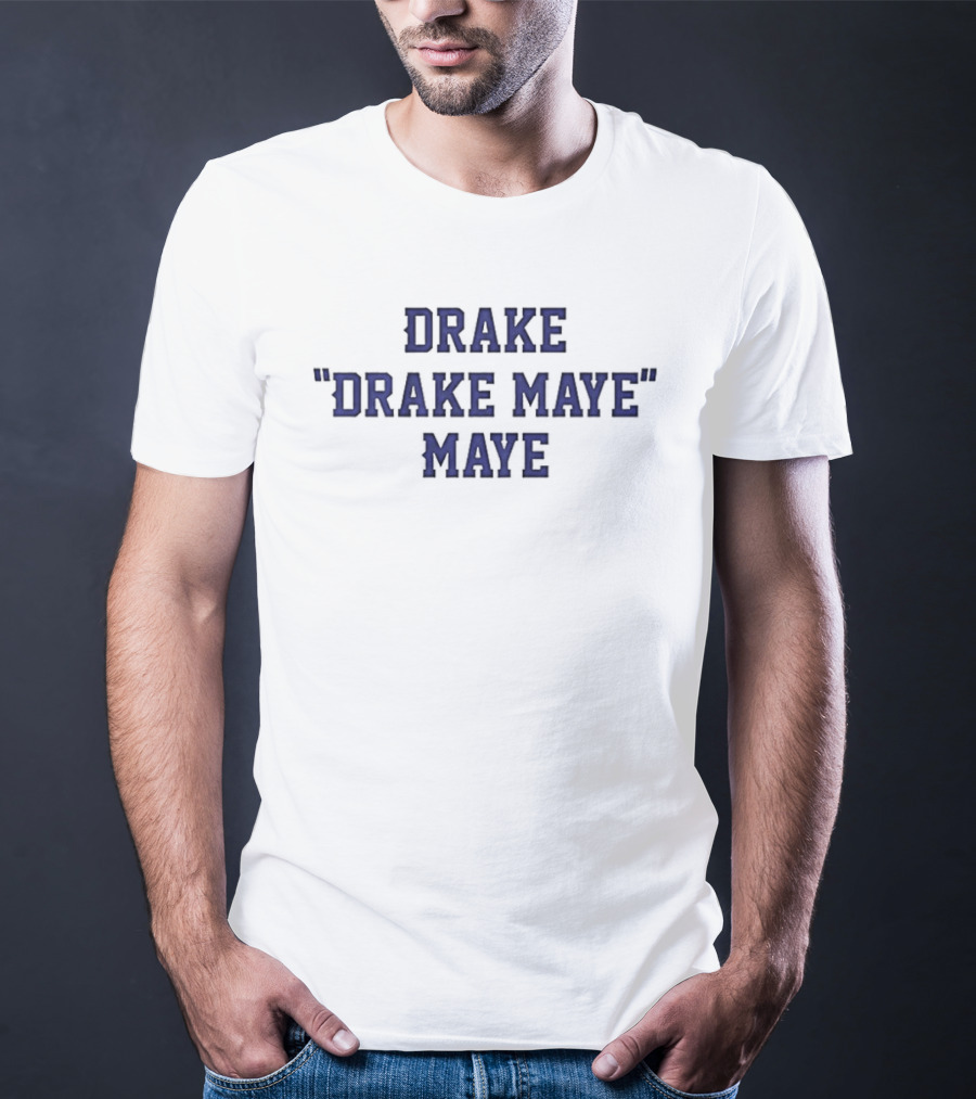 Drake "Drake Maye" Maye Classic New England Patriots Football T-Shirt