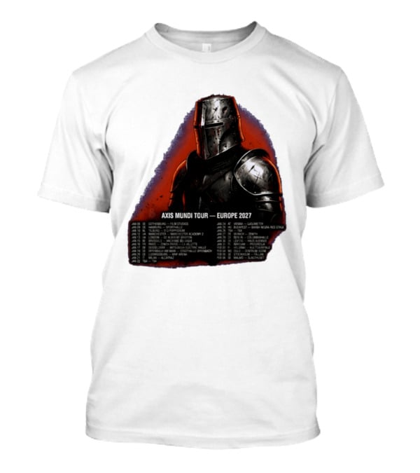 Imminence August Burns Red Axis Mundi Tour 2027 Europe Knights T-Shirt